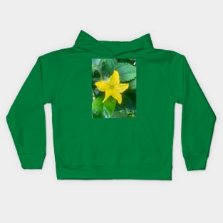 Cucumber flower Kids Hoodie